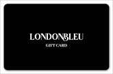 LONDONBLEU BLACK GIFT CARD